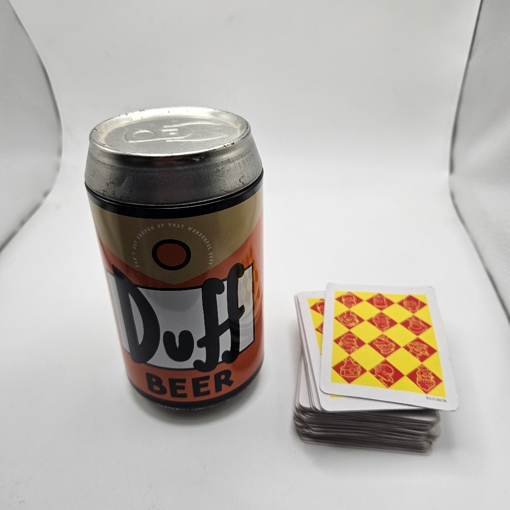 Beer Can with Playing Cards Set
